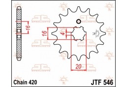 Pignoni In Acciaio Jt 13 denti