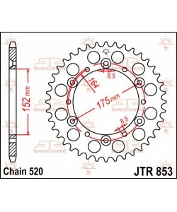 Corona In Acciaio Jt Fuoristrada 48 Denti