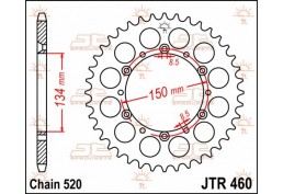 Corona In Acciaio Jt Fuoristrada 49 Denti