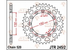 Corona In Acciaio Jt Fuoristrada 51 Denti