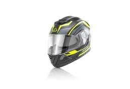 CASCO MODULARE NERO/GIALLO FLUO L