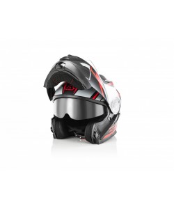 CASCO MODULARE ACERBIS SEREL NERO/ROSSO L