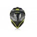 CASCO ADVENTURE NERO/GIALLO FLUO M