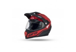 CASCO ADVENTURE ARIES UFO ROSSO/NERO L