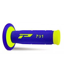 Manopole 791 Double Density Blu/Giallo Fluo