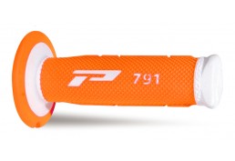 manopole progrip arancio fluo/bianco