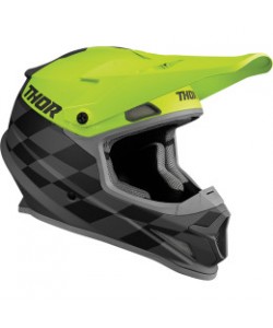 CASCO ADULTO THOR SECTOR 2022 GRIGIO/GIALLO FLUO M