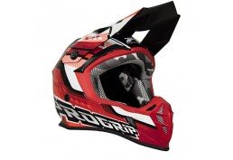 CASCO ADULTO PROGRIP 2022 ROSSO/BIANCO S