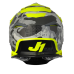 CASCO JUST1 J39 NERO/GIALLO FLUO CAMO XL