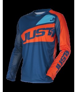 MAGLIA JUST1 J-FORCE VERTIGO BLU/ARANCIO L