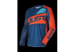 MAGLIA JUST1 J-FORCE VERTIGO BLU/ARANCIO L