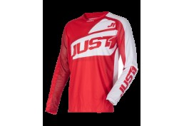 MAGLIA JUST1 J-FORCE VERTIGO ROSSO/BIANCO L