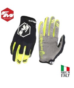 GUANTI ADULTO FM NERO/GIALLO FLUO M