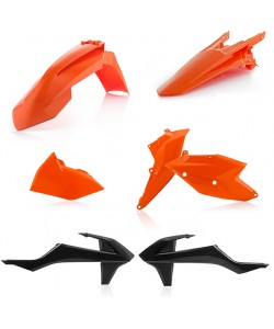 kit plastiche nero/arancio KTM