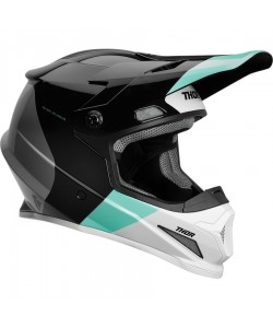 Casco Sector Nero/Grigio/Verde Acqua Xl