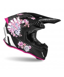 Casco Twist 2.0 Mad Matt Nero/Rosa Xs