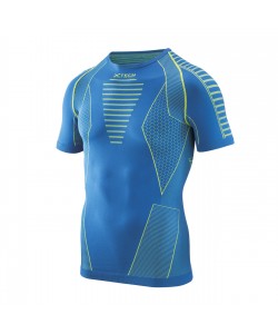 MAGLIA MANICHE CORTE TERMICA BLU XXS/XS