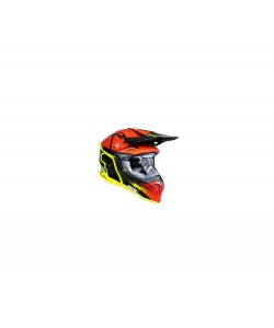 CASCO JUST1 J39 ROSSO/GIALLO FLUO/NERO M