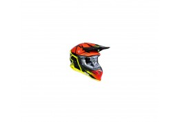 CASCO JUST1 J39 ROSSO/GIALLO FLUO/NERO M