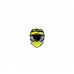 CASCO JUST1 J39 NERO/GIALLO FLUO M