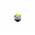 CASCO JUST1 J39 NERO/GIALLO FLUO M