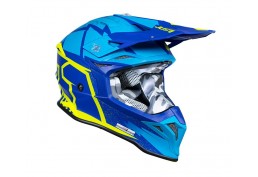 CASCO JUST1 J39 BLU/GIALLO FLUO M