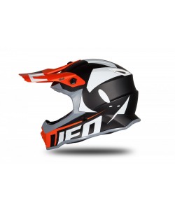 CASCO BIMBO UFO NERO/ARANCIO S