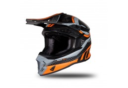 CASCO ADULTO UFO NERO/ARANCIO L