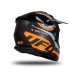 CASCO ADULTO UFO NERO/ARANCIO L