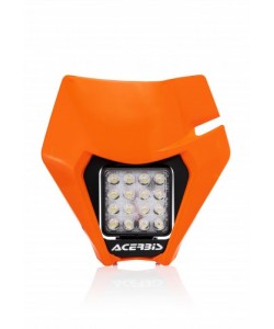 Faro a led acerbis arancione