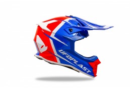 CASCO ADULTO UFO INTREPID BLU/ROSSO