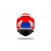 CASCO ADULTO UFO INTREPID BLU/ROSSO