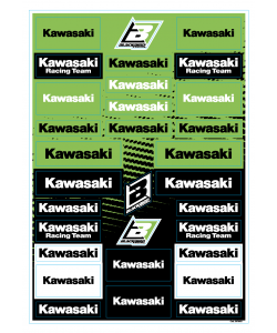 Kit Adesivi Sponsor Verde