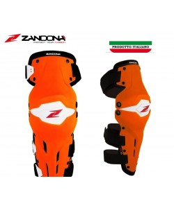 Ginocchiere Lunghe X-treme Kneeguard Arancio/Bianco Unica