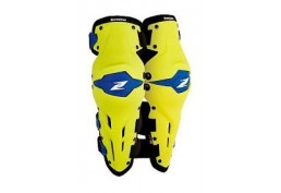 Ginocchiere Lunghe X-treme Kneeguard Giallo Fluo/Blu Unica