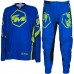 COMPLETO FM X 29 BLU E GIALLO FLUO (PANTALONE+MAGLIA) MISURA 30/46-M