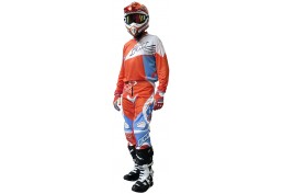 COMPLETO FM FORCE X24 ARANCIO E BIANCO (PANTALONE+MAGLIA) MISURA 32/48-L