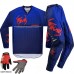 COMPLETO FM XPRO24 BLU E ROSSO (PANTALONE+MAGLIA) 32/48-L