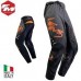 COMPLETO FM XPRO24 NERO E ARANCIO  (PANTALONE+MAGLIA) MISURA 34/50-XL