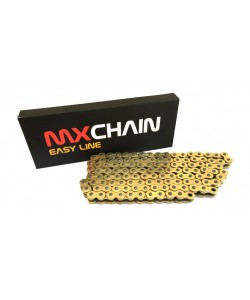 CATENA MX CHAIN 420 CROSS SENZA O-RING 140 MAGLIE - NERA