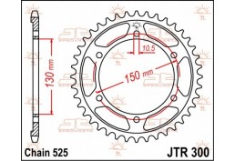 Corona In Acciaio Jt Strada 47 Denti