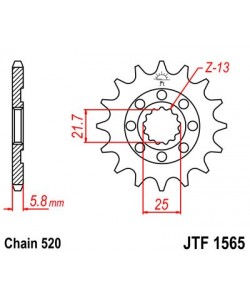 Pignoni In Acciaio Jt 13 denti