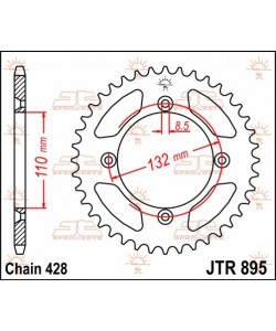 Corona In Acciaio Jt Fuoristrada 49 Denti